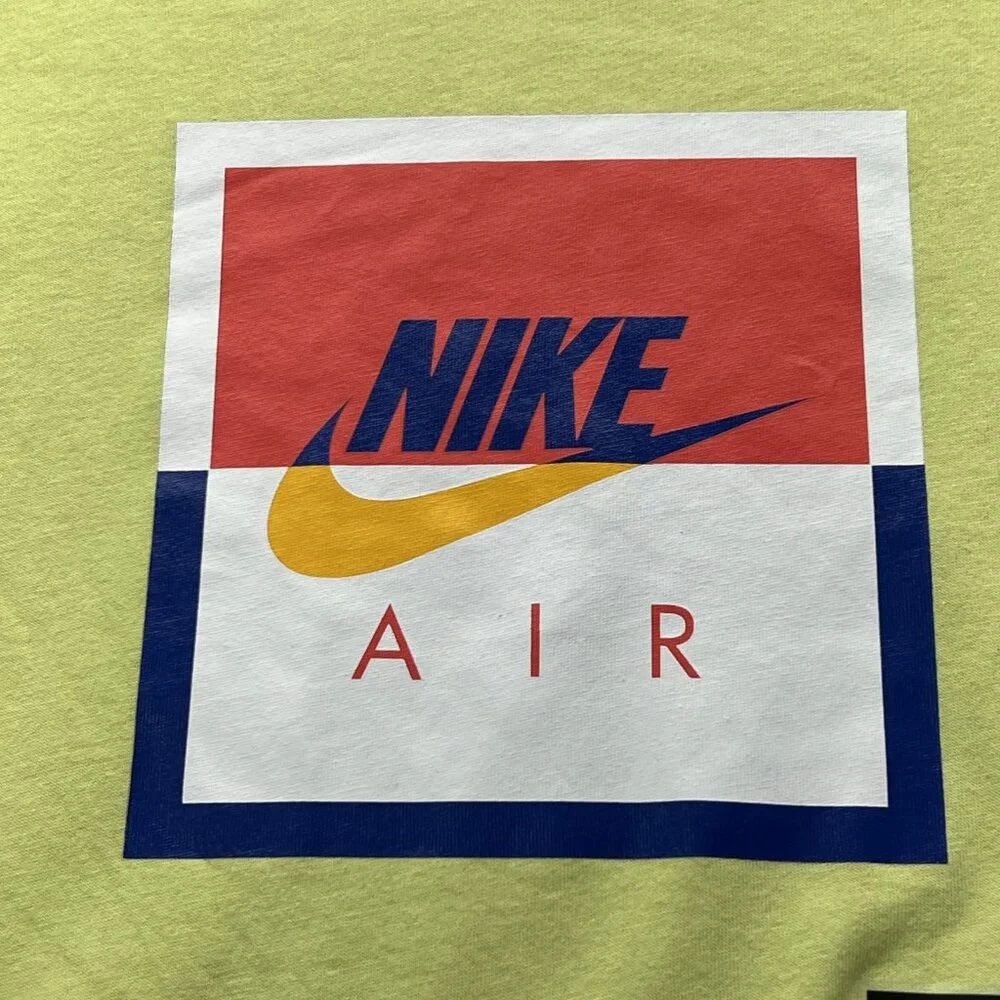Nike Air Sportswear T-Shirt Divided Box Logo Tee Men's Large (CT7126-367) - Picture 3 of 11